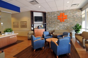 Concentra Urgent Care lobby multi-site medical construction