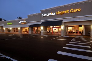 Concentra Urgent Care exterior facade multi-site medical construction