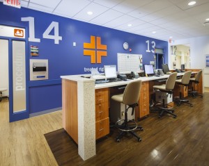 Concentra Urgent Care interior multi-site medical construction