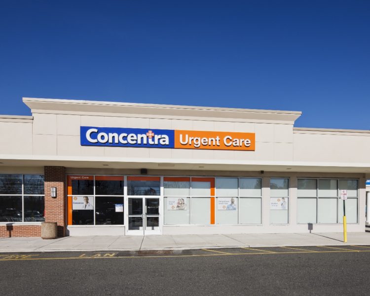 Concentra Urgent Care exterior facade multi-site medical construction