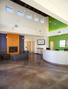 Black Horse Pike Animal Hospital construction lobby