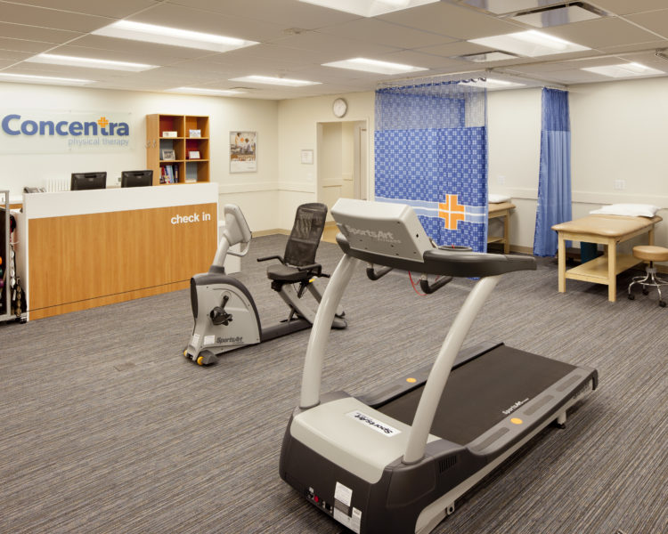 Concetra Urgent Care physical therapy suite