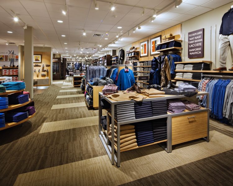 Retail Interior Fit-out Destination XL Men's Apparel | The Bannett Group
