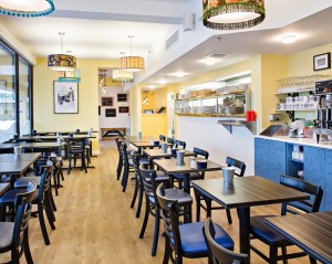 Sabrina's Cafe restaurant renovation dining room