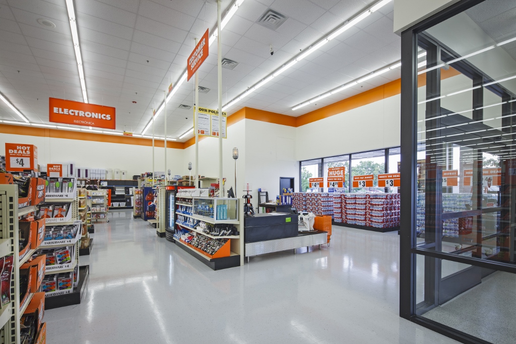 Big Lots retail store fit out interior Lumberton, NJ The Group