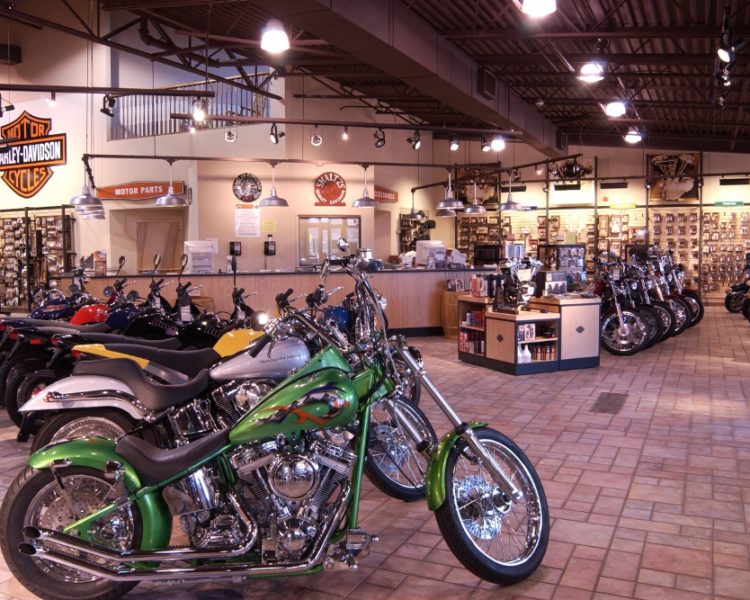 Smaltz's Harley Davidson retail design and construction