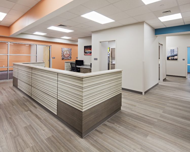 medical office interior renovation