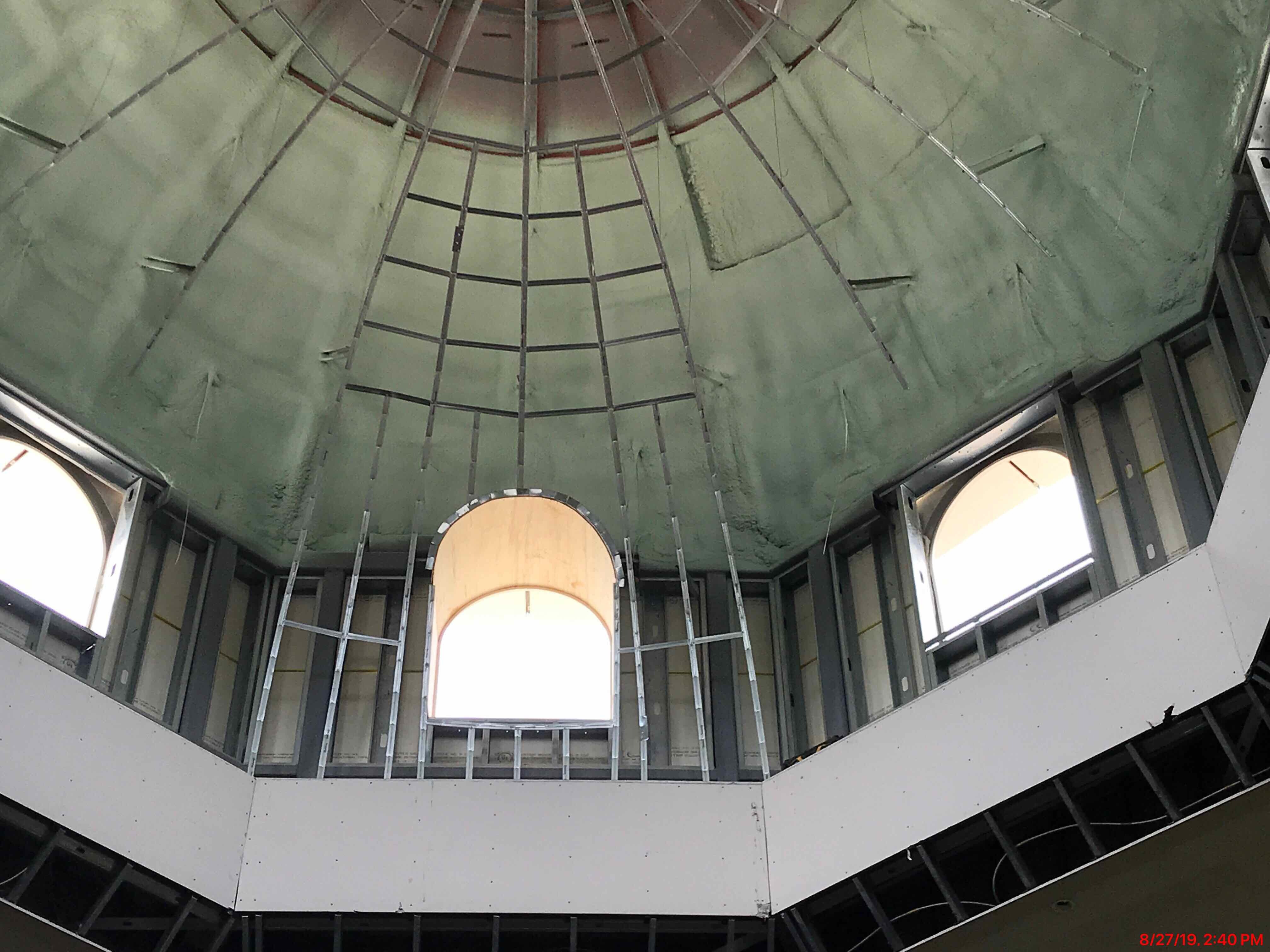 Dome is Installed at St. Thomas Greek Church