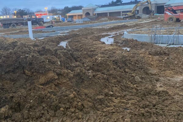 cinnaminson shopping center under construction